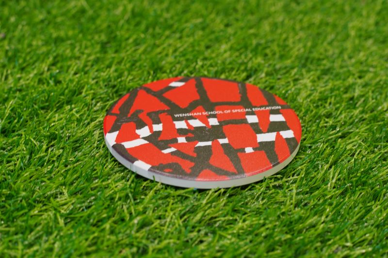 文創杯墊_發財_潘佑威