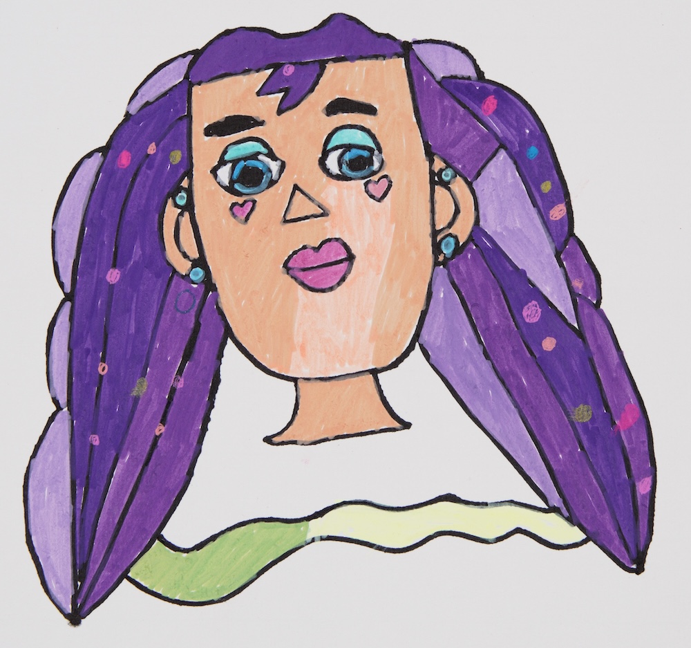 魔法少女系列－紫髮女孩