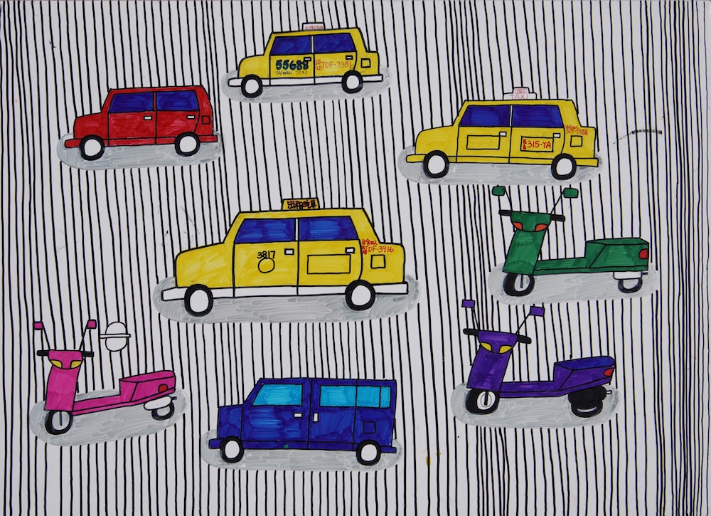 萬華路上的計程車