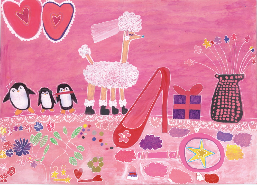 白貴賓犬的房間