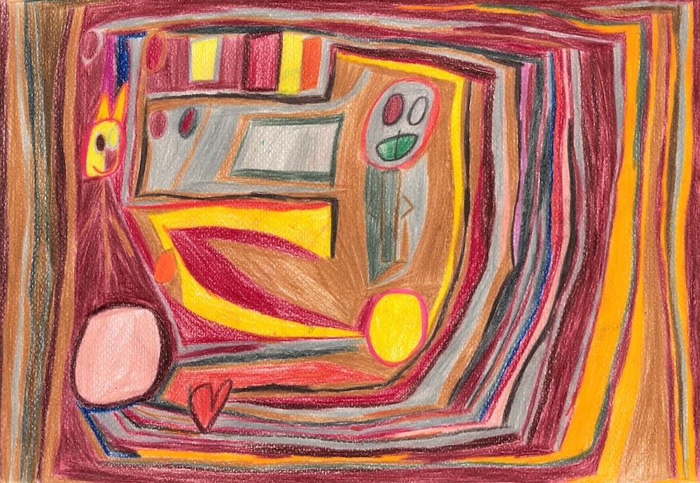 跟外婆一起去大安森林公園散步